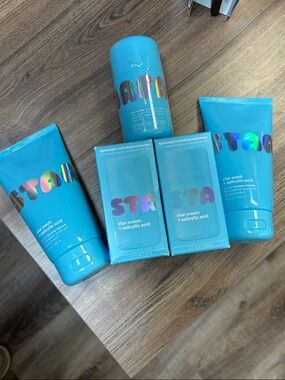 Starface Cream + Salicylic Acid  Moisturizer (1.7oz) & Wash (5oz) - Bundle of 5